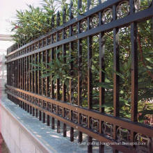 CE TUV Certification ISO 9001Wrought Iron Ornamental Fence with Spear Points (20 years Factory)ISO 9001